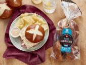 Pretzel Hamburger Bun